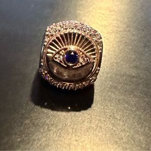 Pandora All-seeing Eye Three Sided Charm, never worn